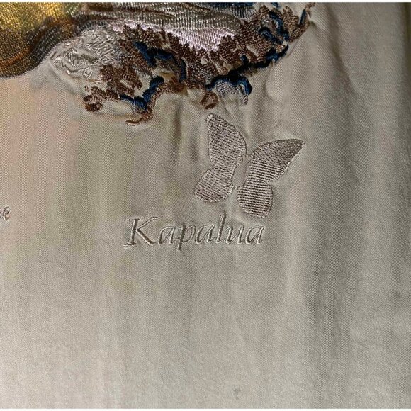 Kahala Mens L Kapalua 473 Yards Plantation Golf Course Embroidered Hawaii Shirt - Picture 4 of 6